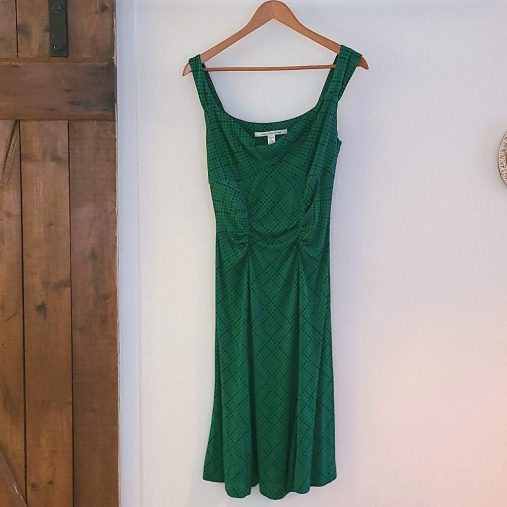 Diane von Furstenberg green dress